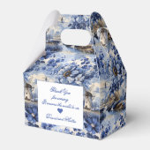 花柄 ヴィンテージ ブルー オランダ シャンセンリー 風車 フェイバーボックス (裏面サイド)