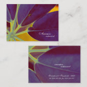 花柄 名刺 (正面/裏面)