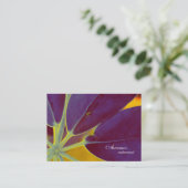 花柄 名刺 (スタンド正面)