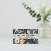 花柄 名刺 (スタンド正面)