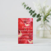 花柄 名刺 (スタンド正面)