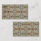 花柄 名刺 (正面/裏面)