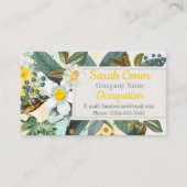 花柄 名刺 (正面)