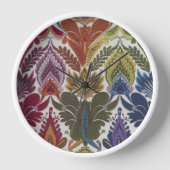 花柄 壁時計 (正面)