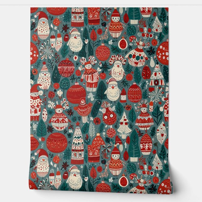 花柄 壁紙 (ほどく)