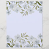 花柄 彼が言った 彼女が言った ブライダルシャワーゲーム チラシ (裏面)