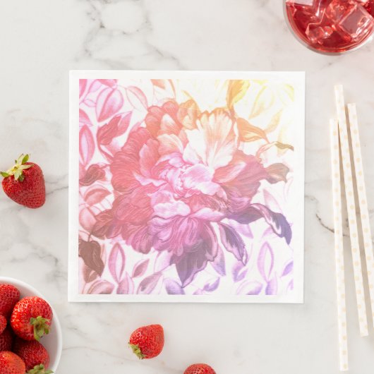 花柄、愛自然、ピンク (インサイチュ)