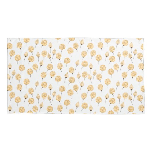 花柄 枕カバー (裏面-左)