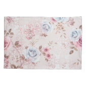 花柄 枕カバー (裏面)