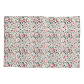 花柄 枕カバー (裏面)