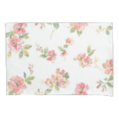 花柄 枕カバー (正面)