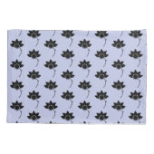 花柄 枕カバー (裏面)