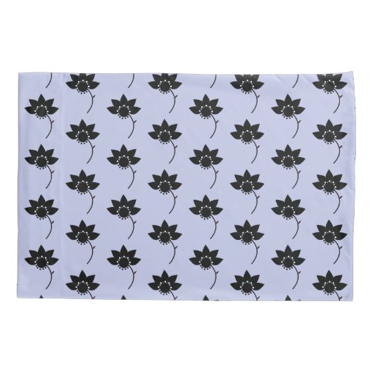 花柄 枕カバー (裏面)