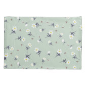 花柄 枕カバー (裏面)