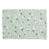 花柄 枕カバー (正面)