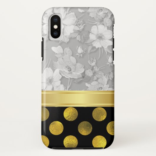 花柄 水玉模様 Case-Mate iPhoneケース (裏面)