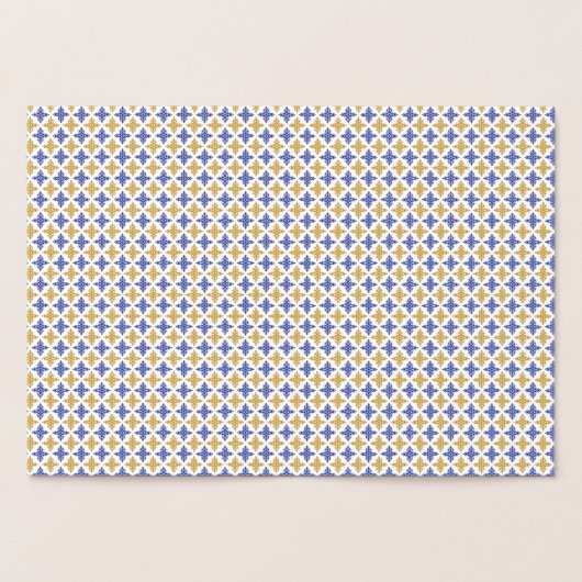 花柄 箔カード (内部)