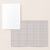 花柄 箔カード (ディスプレー)