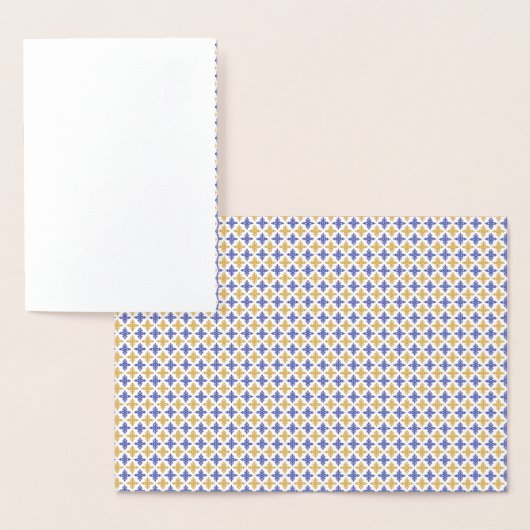 花柄 箔カード (ディスプレー)