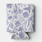 花柄 缶クーラー (裏面)