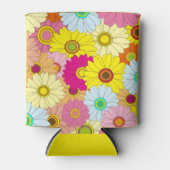 花柄 缶クーラー (正面)