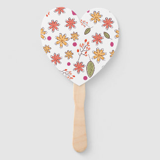 花柄 花 フラワーデザイン ボタニカル フラワー ハンドファン