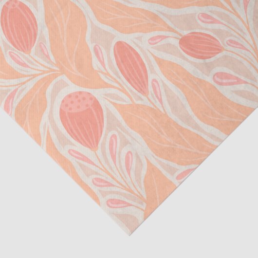 花柄 薄葉紙 (詳細)