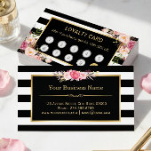 花柄 購入9個で10個目割引 ロイヤリティカード