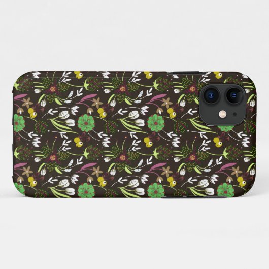 花柄 Case-Mate iPhoneケース (裏面(横))