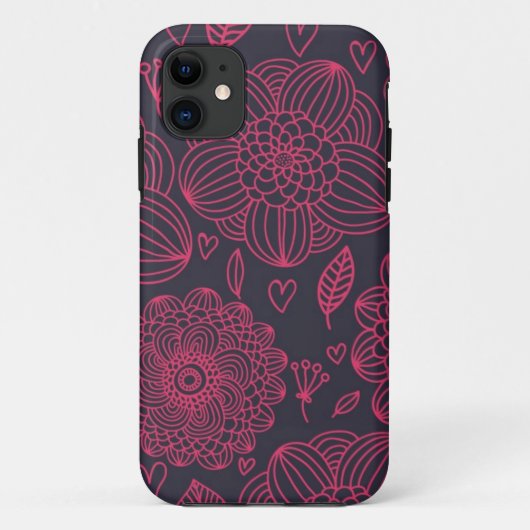 花柄 Case-Mate iPhoneケース (裏面)