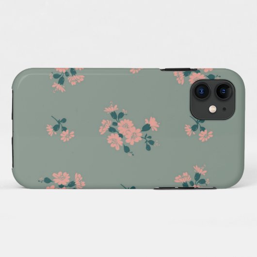 花柄 Case-Mate iPhoneケース (裏面(横))