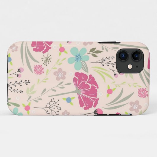 花柄 Case-Mate iPhoneケース (裏面(横))