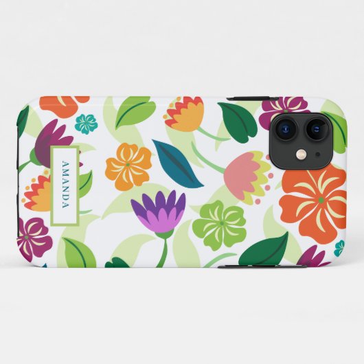 花柄 Case-Mate iPhoneケース (裏面(横))