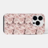 花柄 iPhoneケース (裏面横)