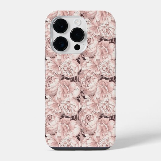 花柄 iPhoneケース (裏面)