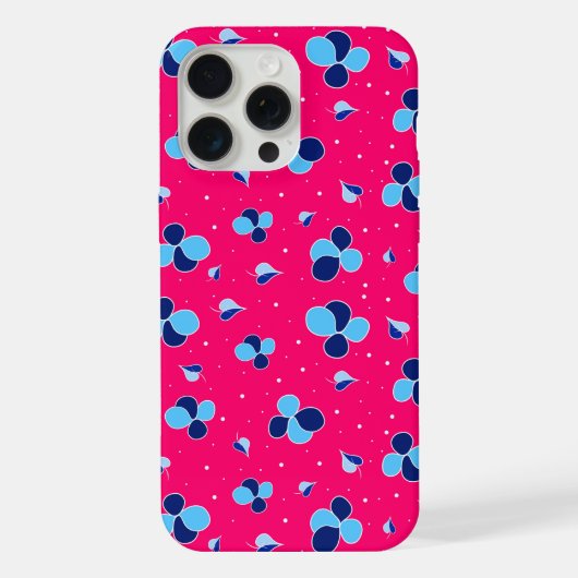 花柄 iPhoneケース (裏面)