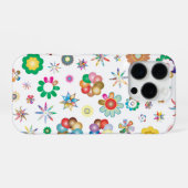 花柄 iPhoneケース (裏面横)