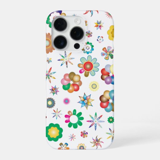 花柄 iPhoneケース (裏面)