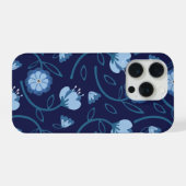 花柄 iPhoneケース (裏面横)