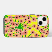 花柄 iPhoneケース (裏面横)