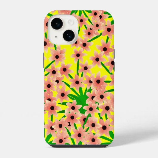 花柄 iPhoneケース (裏面)