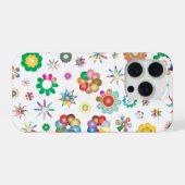 花柄 iPhoneケース (裏面横)