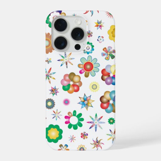 花柄 iPhoneケース (裏面)