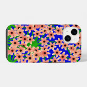 花柄 iPhoneケース (裏面横)