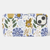 花柄  iPhoneケース (裏面横)