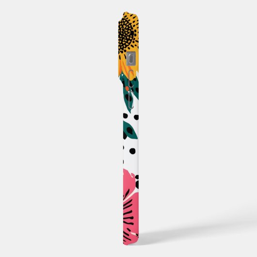 花柄 iPhoneケース (左側面)