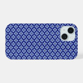 花柄 iPhone 15ケース (裏面横)