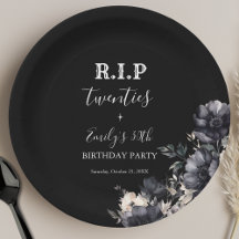 花柄 RIP Twenties 30歳の誕生日パーティー