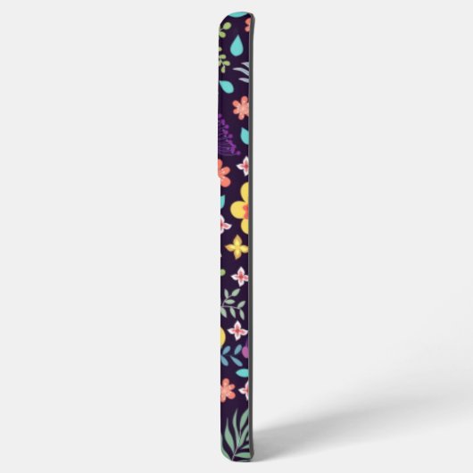 花柄 SAMSUNG GALAXYケース (裏面横)