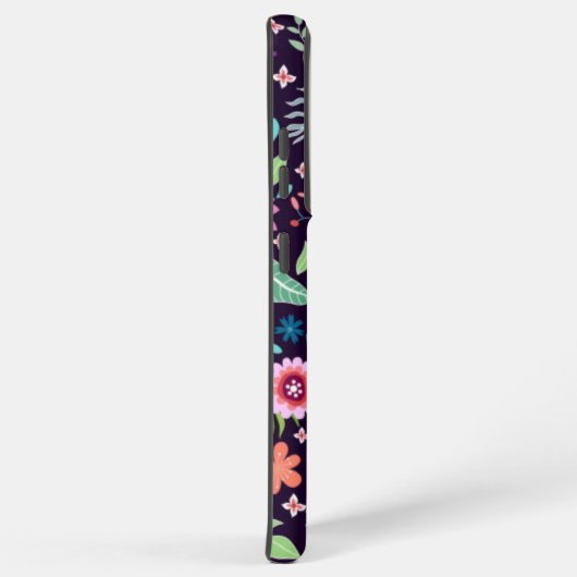 花柄 SAMSUNG GALAXYケース (右側面)